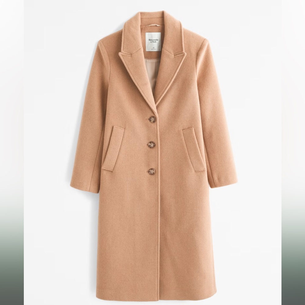 Abercrombie & Fitch Tan Trench Coat